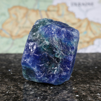 Неогранённый сапфир, передача тона и насыщенности