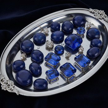 Лоток камней: оттенок royal blue